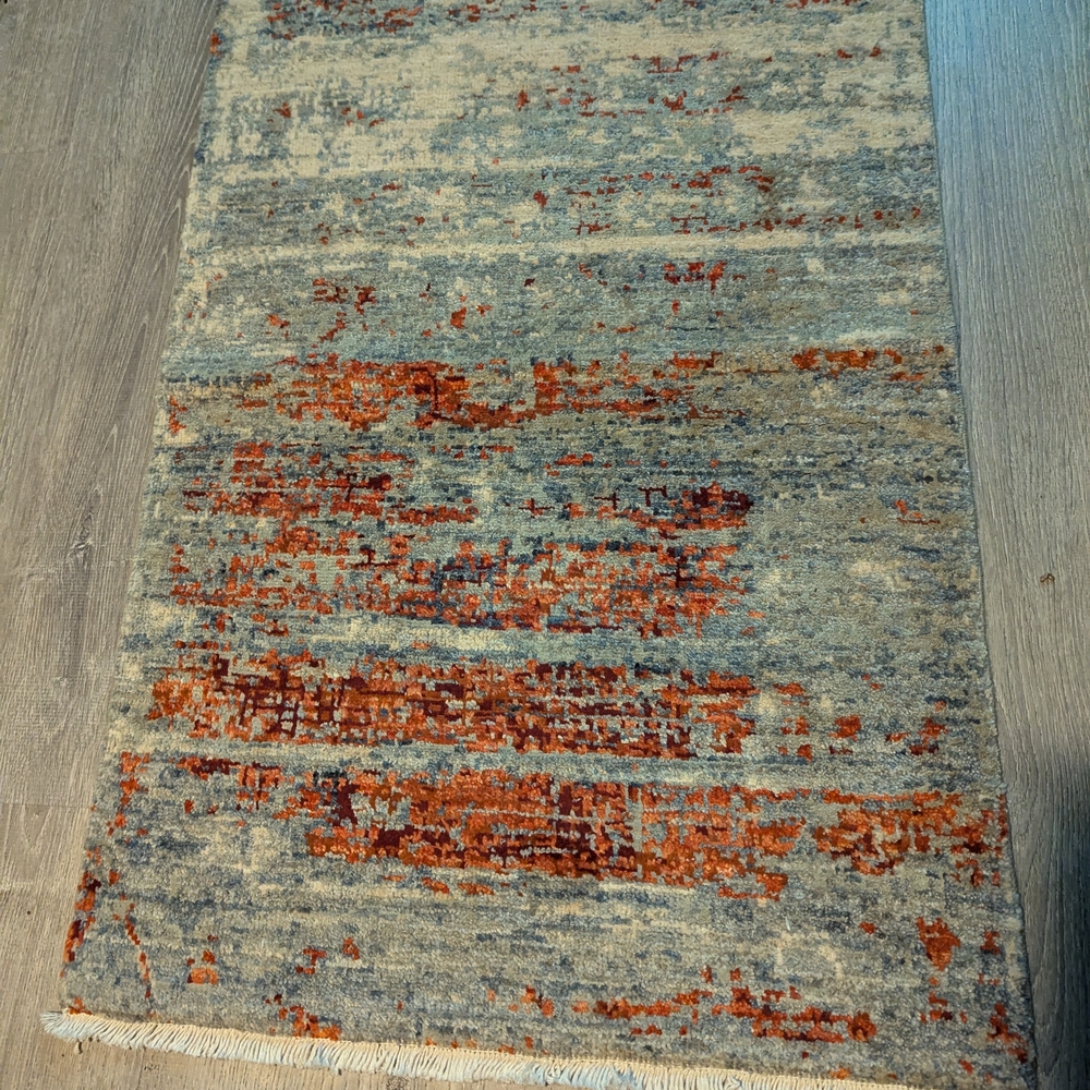 Handnotted Oriental Rug With 100% Wool Pile 3x2
